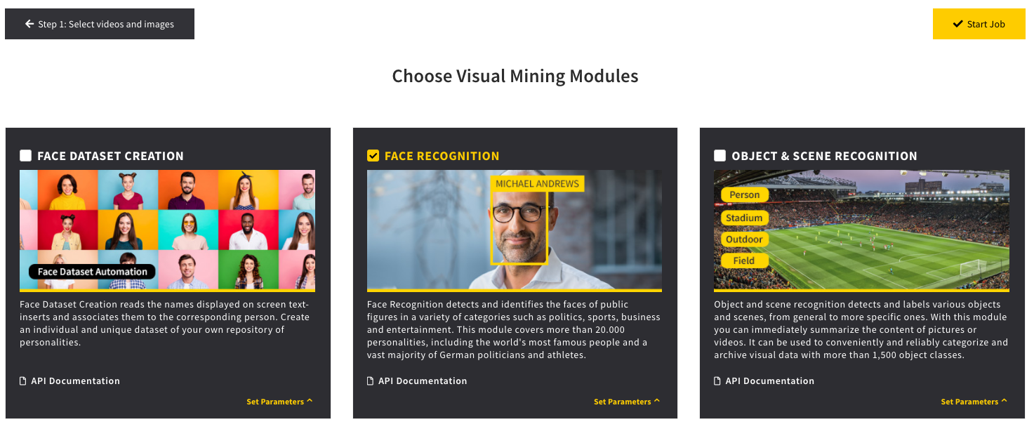 Visual Mining Job
